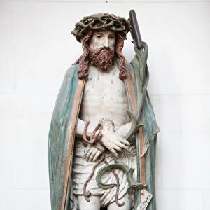16th century Ecce Homo statue in Saint-Etiennes cathedral