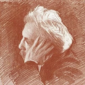 France, Paris, French composer Gabriel Faure (1845 - 1924)