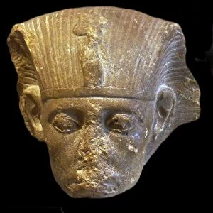 Head of King Sesostris 111 1862-1843 BC (12th Dynastic) sandstone