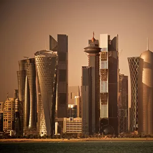 Qatar, Doha, skyline