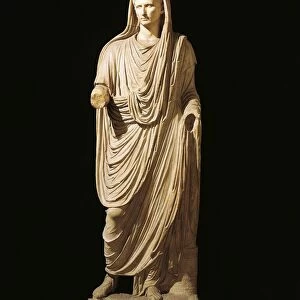 Roman civilization, statue of Pontifex Maximus from Via Labicana, Rome