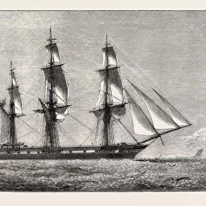 The Ship Northfileet, Sunk Off Dungeness, Uk, 1873 Engraving