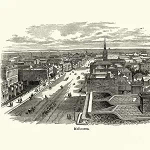View of Melbourne, Australia, 19th Century