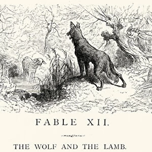 La Fontaines Fables - Wolf and the Lamb