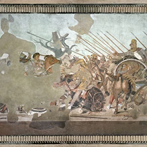 The Alexander Mosaic, depicting the Battle of Issus between Alexander the Great