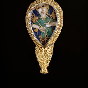 The Alfred Jewel (gold, rock crystal and enamel) (for reverse see 100549)