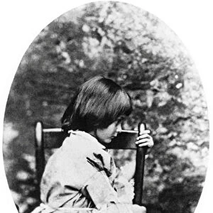 Alice Pleasance Liddell, 19th century (b / w photo)