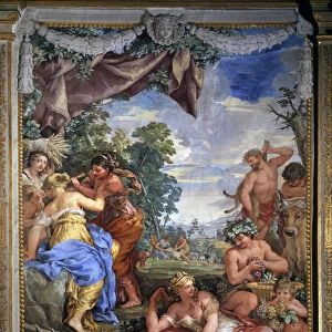 Allegory of the four ages, the Silver age Fresco by Pietro da Cortona (Stone of Cortona