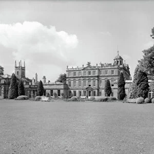 Badminton, the east front, from Country Houses of the Cotswolds (b/w photo)