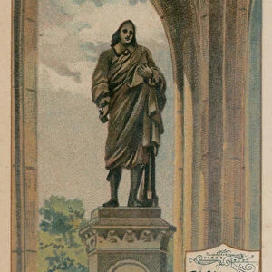 Blaise Pascal, Philosophe, 1623-1662, Erigee sous la Tour St-Jacques (chromolitho)