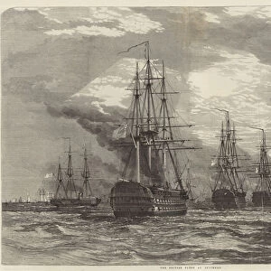 The British Fleet at Spithead (engraving)