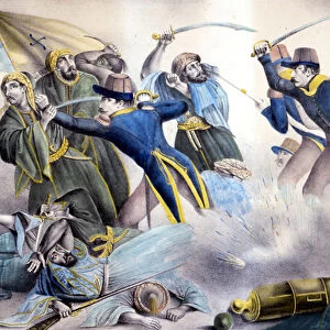Capture of Constantine in Algeria in 1837 by Marshal Valee