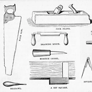 Carpenters Tools (engraving)