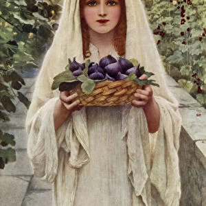 The Child Mary (colour litho)