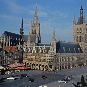 The Cloth Hall at Ypres, Belgium (photo)
