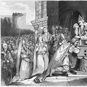 Clovis I (465-511) Baptised with Men from his Army before the Battle of Tolbiac - Bapteme