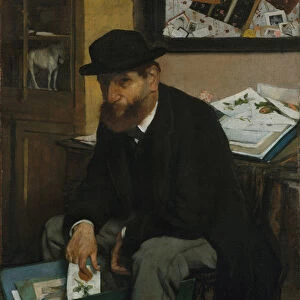 The Collector of Prints, 1866 (oil on canvas)