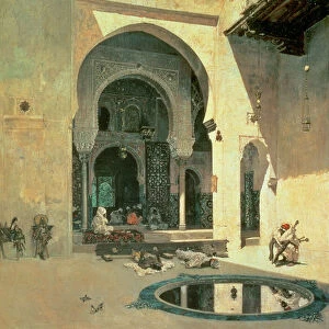 The Court of the Alhambra, 1871 (oil on canvas)