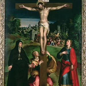 Crucifixion with the Virgin, Mary Magdalene and St. John the Evangelist