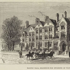 Dalton Hall, Residence for Students of Victoria University, Manchester (engraving)
