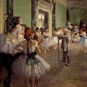 The Dancing Class, 1873-1876 (oil on canvas)