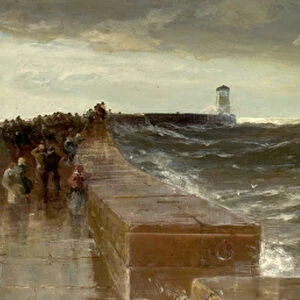 After Three Days Gale, 1885 (oil on canvas)
