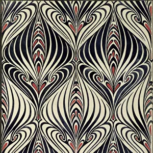 Design for a printed textile, 1928 (w / c on paper)