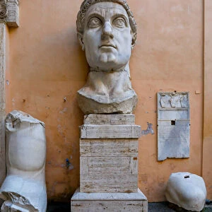 Emperor Constantine, 4th century (sculpture)