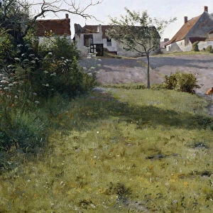 A Farm in Gretz, 1891 (oil on canvas)