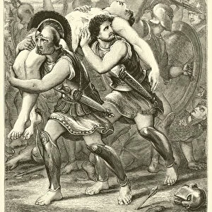The Fight around the Body of Patroclus (engraving)