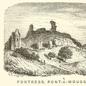 Fortress, Pont-a-Mousson (engraving)