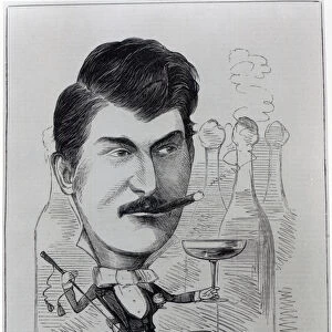 George Leybourne, The Original Champagne Charlie, illustration from The