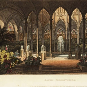 Gothic conservatory, Regency era