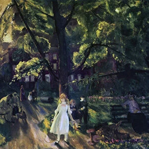 Gramercy Park (oil on canvas)