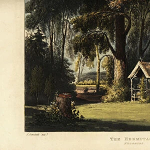 The Hermitage, Frogmore, Windsor, 1823 (engraving)