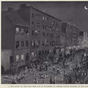 A Hot Night on the East Side, One of Hundreds of Similar Scenes enacted at the Same Time (litho)