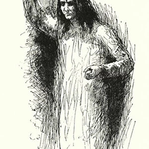Illustration for Jane Eyre by Charlotte Bronte (litho)