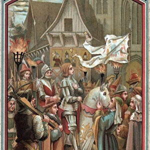 Joan of Arcs entrance to Orleans in 1429