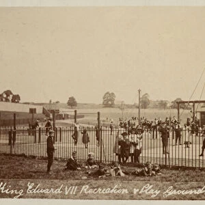 King Edward VII Recreation and Play Ground, Willesden (b / w photo)