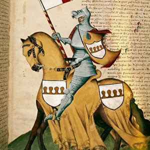 Knight in armor, 1434 (miniature)