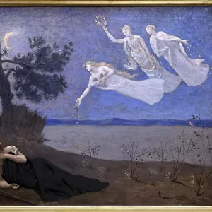 Le Reve (he sees in his sleep Love, Glory and Wealth appear to him) (painting)