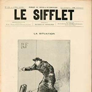 Le Whistle, number 14, Satirique en N & B, 1898_5_8: The situation - Anticlericalism