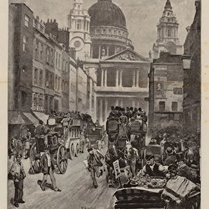 Through London by Omnibus, V (engraving)
