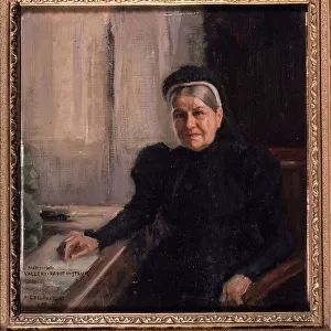 Madame Pasteur - by Edelfelt, 1899