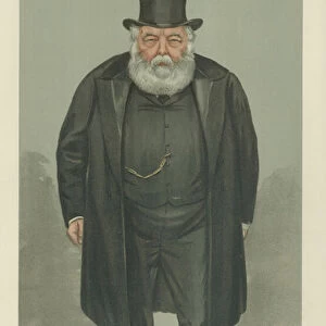 The Marquess of Salisbury (colour litho)