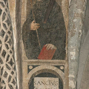 Milan, S. Pietro in Gessate Church, Grifi Chapel, Arch of the Volta, Bernardino Butinone and Bernardo Zenale, 1489 / 93, San Bernardo
