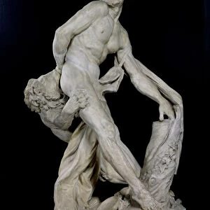 Milo of Croton Attacked by a Lion (plaster) (see also 91045)