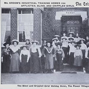 Mr Grooms Industrial Training Homes for Afflicted, Blind and Crippled Girls (b / w photo)