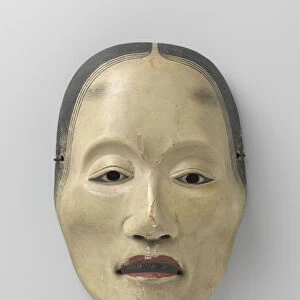 Noh theatre mask of Yase Onna, the Emaciated Woman ghost, c