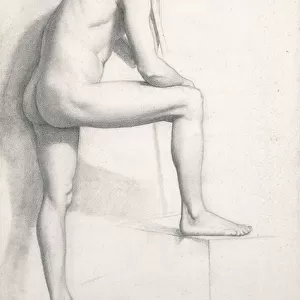 Nude Study, c. 1858 (pencil on paper)
